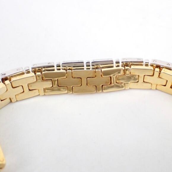 Vintage Givenchy Two-Tone Bracelet – Gold & Silver Chain, 8.25” Signed - Picture 2 of 3
